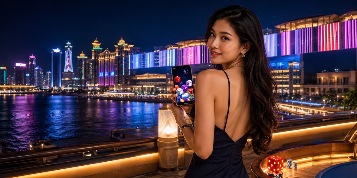 Permainan dadu gaya Malaysia di Genting Highlands dengan paparan bonus di skrin